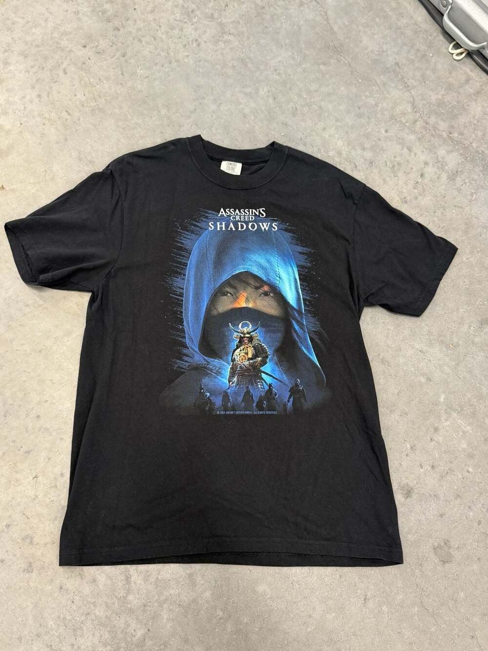Comfort Colors Assassin's Creed Shadows T-Shirt Size L Black